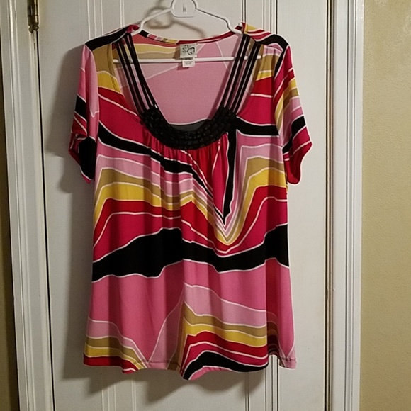 Multicolored blouse - Picture 1 of 3